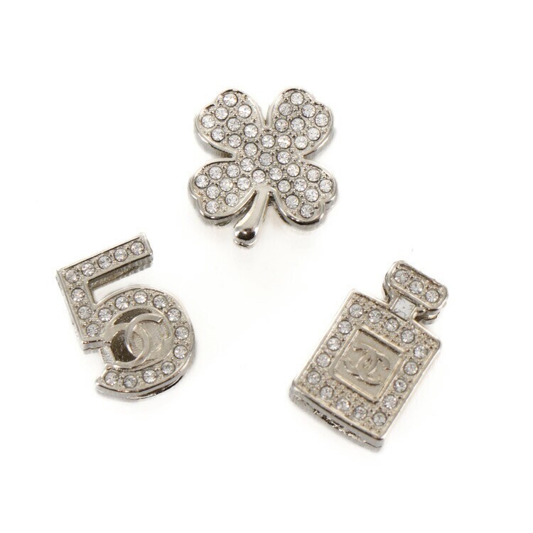 Chanel Accessories Hair Clip Rhinestone Auth USED From Japan #8733