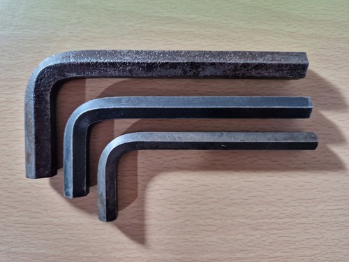 Mercedes Benz DIN 911 SW 14; 12; 10mm INBUS HEX set of wrenches BLACK OXIDE