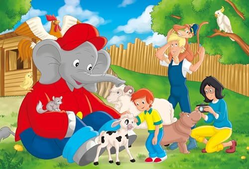 Schmidt Spiele- Benjamin Bluemchen 56400 Blümchen in The Zoo 3x24 Pieces Chil... - Photo 9/11