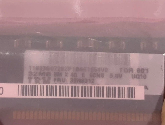 IBM 3110-9402 64MB (2x 32MB) Main Storage Memory Kit 46G0296 39H8312 - Image 2 of 2
