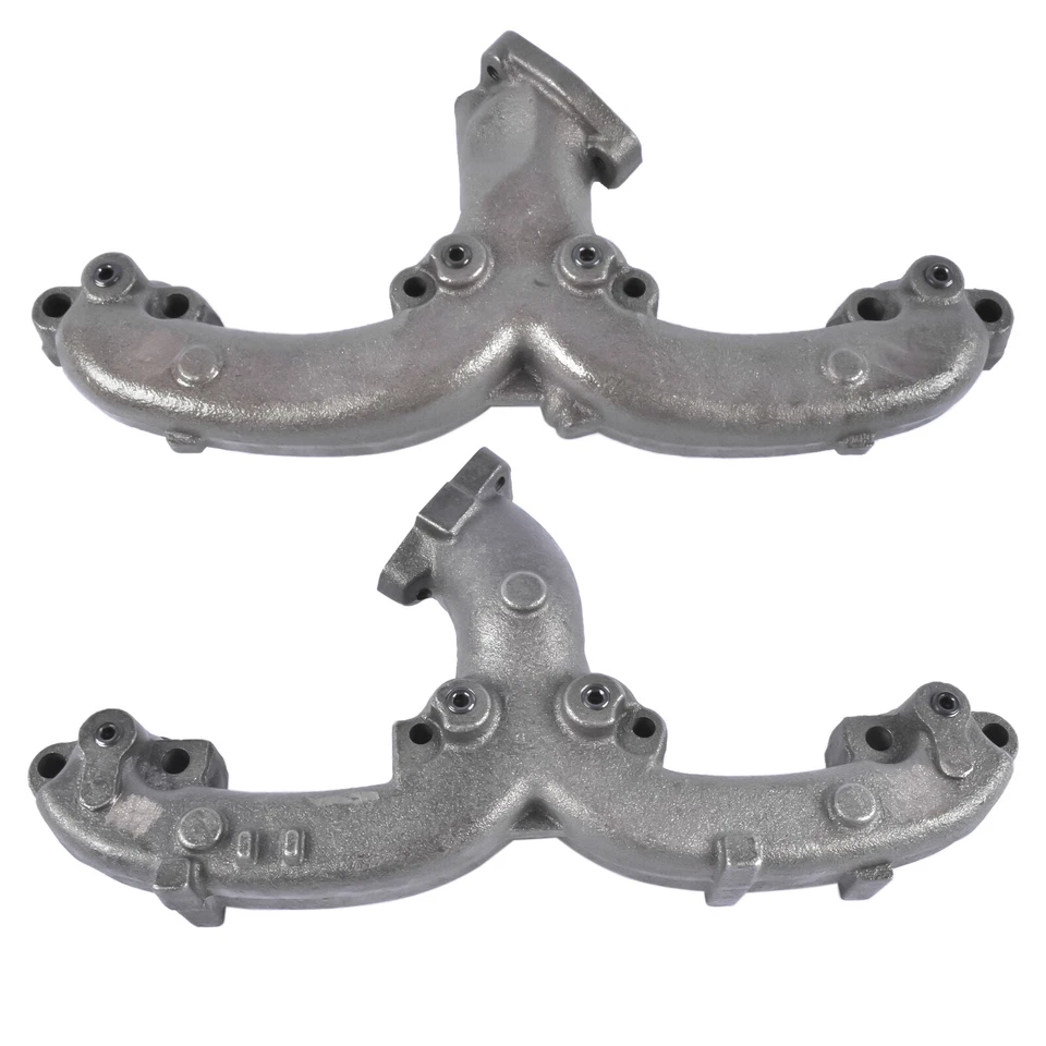 Par de coletores traseiros para 1969-1972 Chevy GMC C25-C2500 picape suburbana V8 - Imagem 2 de 4