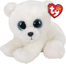 Ty Beanie Babies Ari The Polar Bear (MWMT) 5" 14cm with Adorable Blue Eyes 