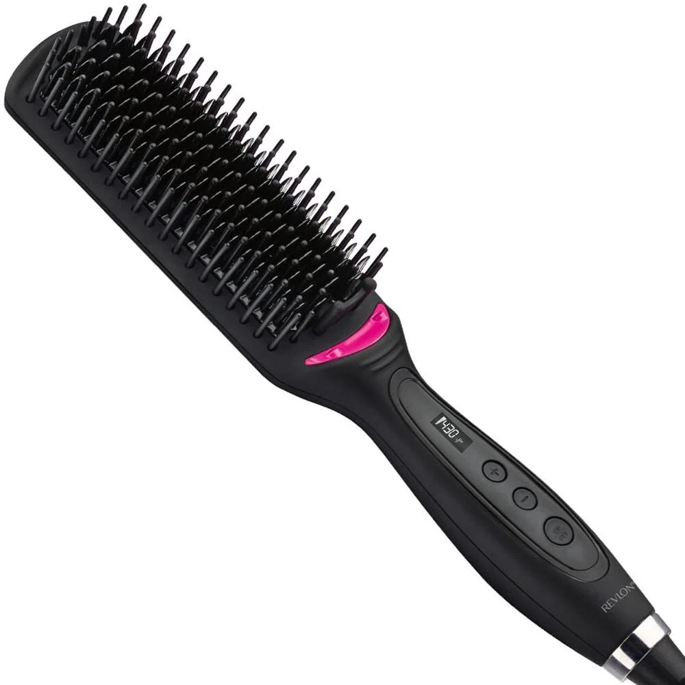 Wet hair straightening brush cheap
