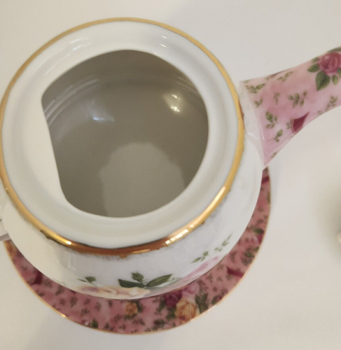 Royal Albert Old Country Rose 3 teiliges Teeservice Pink Chintz 1962 Retired TOP - Bild 8 von 19