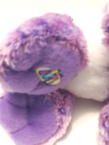 Ganz Webkinz Purple & White Pretty Panda Plush Toy Stuffed Animal HM405 no code - Picture 7 of 9