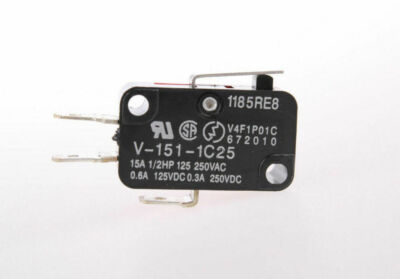 V-151-1C25 Micro Limit Switch, Short Hinge Lever, SPDT | eBay