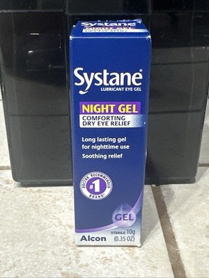 Systane Night Gel Comforting Dry Eye Relief Therapy Lubricant 10g New  01/2027 | eBay