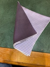 Purple Silk Pocket Square 16.5" by 16.5"