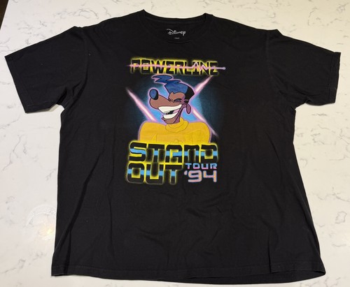 Disney Powerline Shirt Mens XXL Powerline Stand Out Tour 94 A Goofy Movie