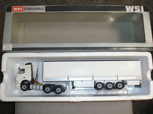 WSI  3-axle VOLVO  FH 16 with WSI Schmitz - Trailer, full metal  in 1 : 50 Scale