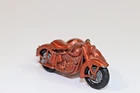 Vintage Matchbox Lesney No. 66 Harley-Davidson Motorcycle & Sidecar – Copper