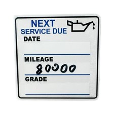 Oil Change Stickers 150pcs 2x2 inch Oil Change Stickers for windscreen -