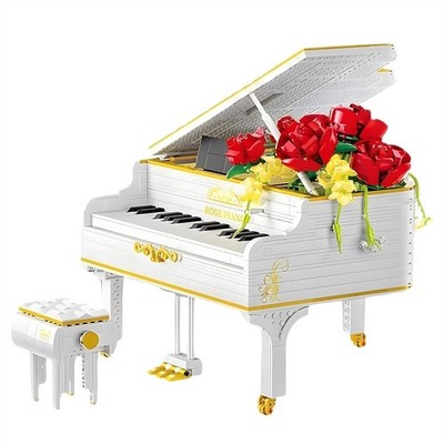 1293Pcs Mini Ideas Piano Model Building Block Set, Music Lovers Collection Set,