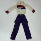 Vtg 1976 The Bionic Woman Barbie Doll Jamie Sommers Original Outfit Shirt Pants