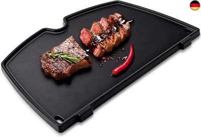 6558 Gusseisen Grillplatte für Weber Q100, Q120, Q1000, Q1200, Q140, Q1400 
