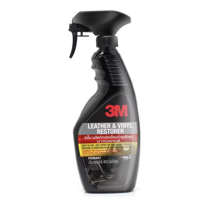 3M Car Care Leather & Vinyl Restorer Spray For Car Spray One Wipe Off  400mL New