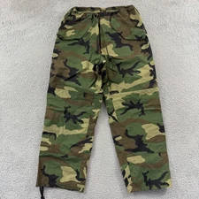 US Army ECWCS Gore-Tex Woodland Camo Cold Weather Trousers Medium Long Military