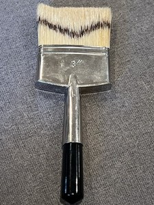NEW old stock WASH 3" Natural Ox Hair Watercolor Brush