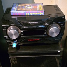 Panasonic SA-AKX400 Mini Hi-Fi System Bluetooth USB Recording CD AM/FM Black
