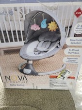 Jool Baby Nova Motorized Swing for Newborns/Infants Bluetooth Music Remote 2