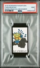 2016 POKEMON HANAFUDA MARIO PIKACHU DECEMBER LUIGI PIKACHU PSA 9