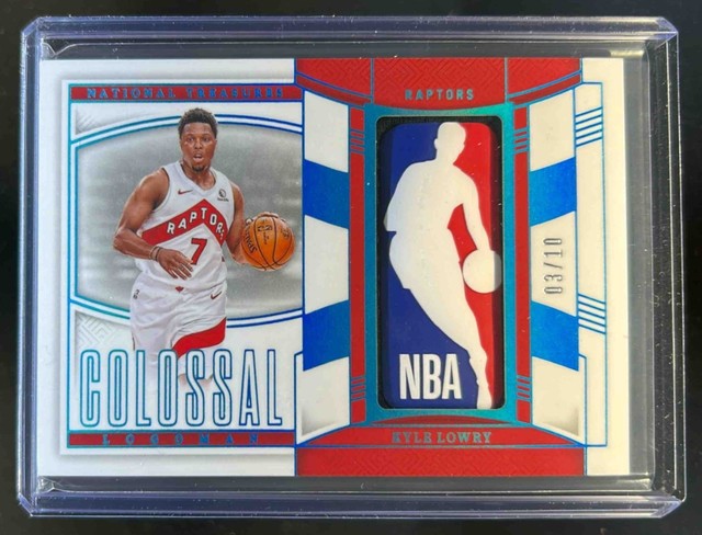 2024-25 National Treasures Kyle Lowry Colossal Logoman NBA Logo Patch #3/10