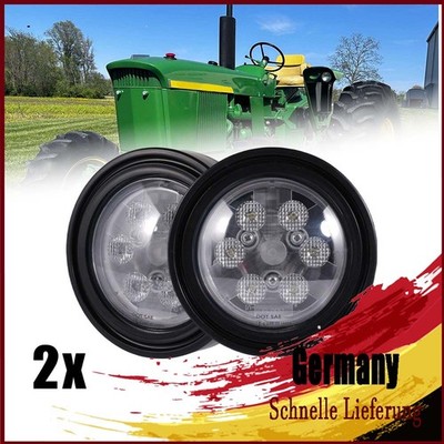 2x LED Arbeitsscheinwerfer für John Deere Traktor 3020,3040,4000,4020,4030,5020