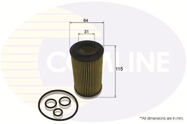 Oil Filter Fits Dodge Infiniti Q30 Jeep Land Rover Mercedes-Benz COMLINE EOF253