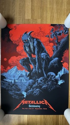 Metallica 72 Seasons EU Tour 2024   Limitiertes Posterset Pop-Up Shop Exclusives