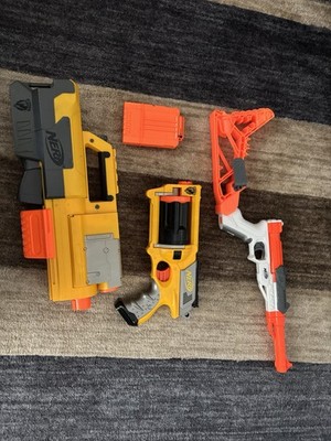 Nerf N-Strike Icon Series Longshot CS-6  Sniper Sharpfire And Maverick Lot