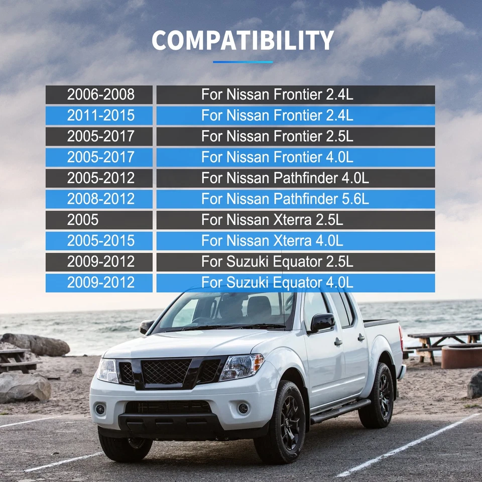 AC Condenser For 2005-2017 Nissan Frontier 2.5L 2009-2012 Suzuki Equator 4.0L - Image 2 of 4