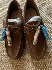 SPERRY X Aritzia Authentic Original 2-Eye Boat Shoes Women's Brown Suede Sz 8.5