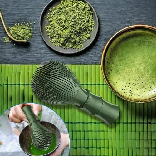 Matcha Blender, Matcha Brush, Chasen, Reusable Resin Chasen, Whisk Tool, - Imagen 5 de 7