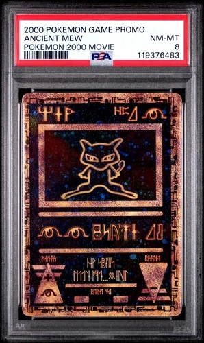 PSA 8 NM-MT Ancient Mew 2000 Movie Promo Holo Rare Pokemon Card
