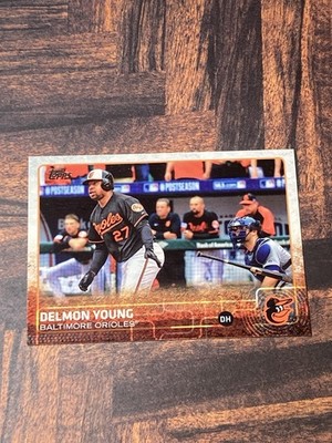 Baltimore Orioles 2015 Topps Series 2 Base # 383 Delmon Young Baseball