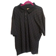 The Foundry Supply Polo Quick Dri Men 4XL Golf Fade  Diamond Short Sleeve