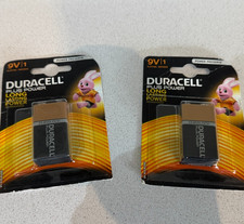2-Pack Duracell Plus 9V Batteries Smoke AlarmLife Guaranteed Rectangular RRP £20