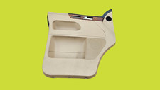VW TRANSPORTER T5 2008 MULTIVAN FRONT LEATHER DOOR CARD N/S/F LEFT IN CREAM