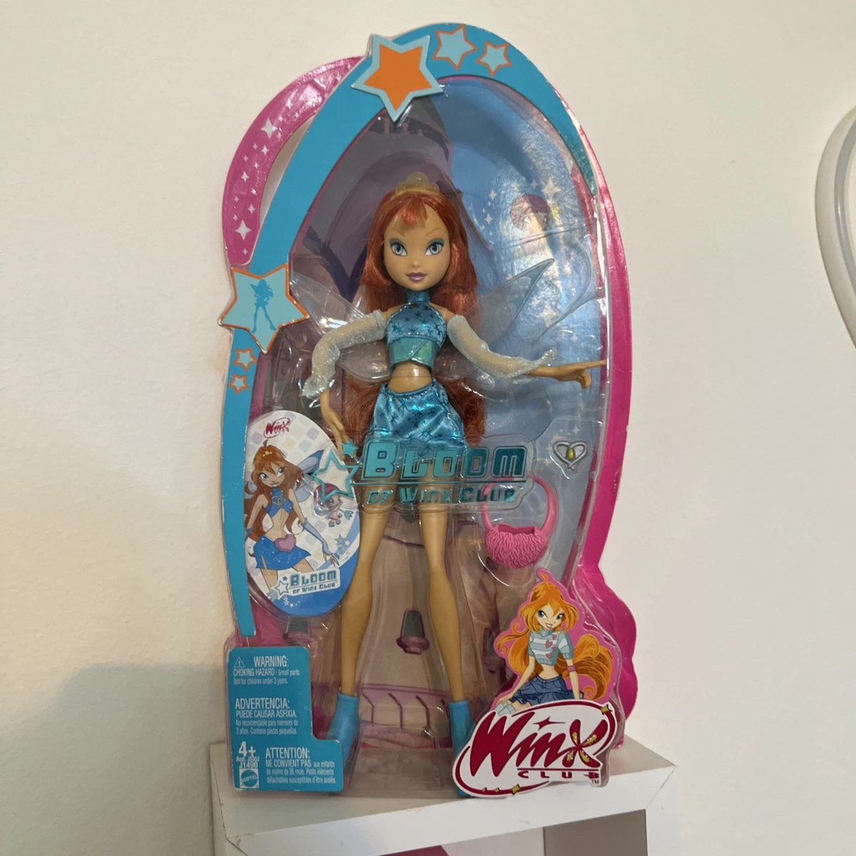 Winx Club Bambola Bloom - Stile Nero E Rosso, Ali Rimovibili, Articolata, 23 Cm, Dai 4 Anni - 2