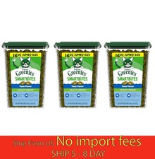 3 Tubs - Greenies Feline Smartbites Healthy Indoor Cat Treats, Tuna, 16 oz