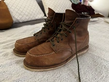 Red Wing Heritage 6" MOC Toe Boot Mens 1907 Copper Leather BOOTS Shoes Size 12