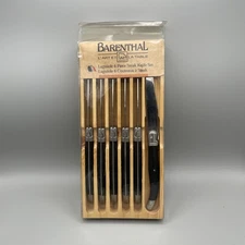 Barenthal Steak Knives  Laguiole Stainless Steel Set France 6 Pc Vtg. Bee design