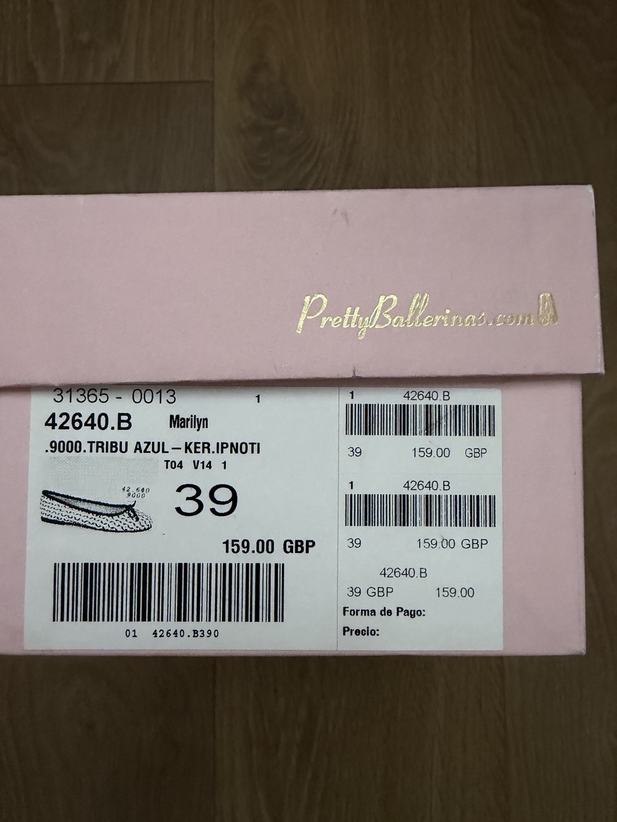 Pretty Ballerinas EU39 / UK6 RRP£159 image 4