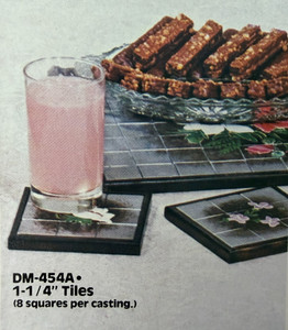 VINTAGE DUNCAN CERAMIC MOLD #DM-454A TILES