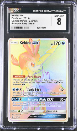 Keldeo-GX graded CGC 8 for sale on eBay