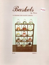 Ninna BASKETS Book 1 15 Designs Plastic Canvas Pattern Leaflet