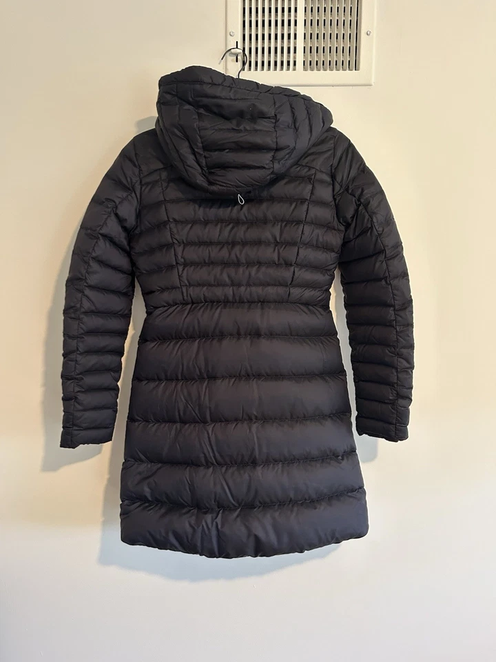 Chaqueta Larga Lululemon Pack It Down Azul Marino Verdadero Talla 4 Abrigo Puffer Con Capucha Foto 3 de 4