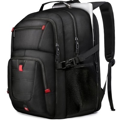Large Travel Laptop Backpack for Men with 17.3 Inch（19''*13''*8''） Black