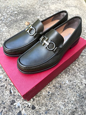 Salvatore Ferragamo Mens Loafer - 9E Moss/Olive Rare