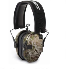Slim Electronic Earmuffs for Shooting Range Hunting Hearing Protection w/AUX